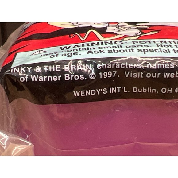 Vintages Pinky and The Brain New Unopened 1997 Brain-O-Vision Wendy's Kids Toy - Picture 4 of 5